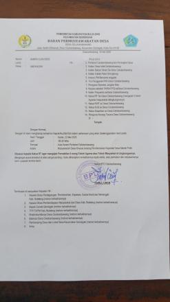 Undangan Musdesus 
